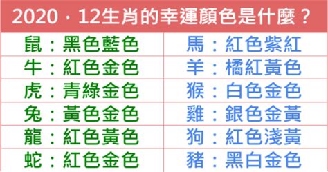 生肖幸運色|12生肖最強開運秘訣 幸運數字、顏色與方位都要筆記。